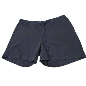 Natural Reflections Shorts Womens 10 Small Dark Blue Pockets Outdoor Comfort New